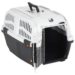 Transporteur pour animaux de compagnie et porte en métal PP 