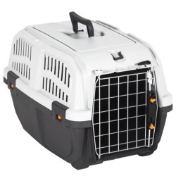 Transporteur pour animaux de compagnie et porte en métal PP 