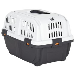 Transporteur pour animaux de compagnie et porte en métal PP 