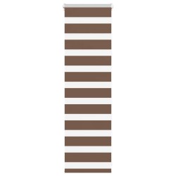 Store zèbre marron 50x100 cm largeur du tissu 45,9 cm polyester 