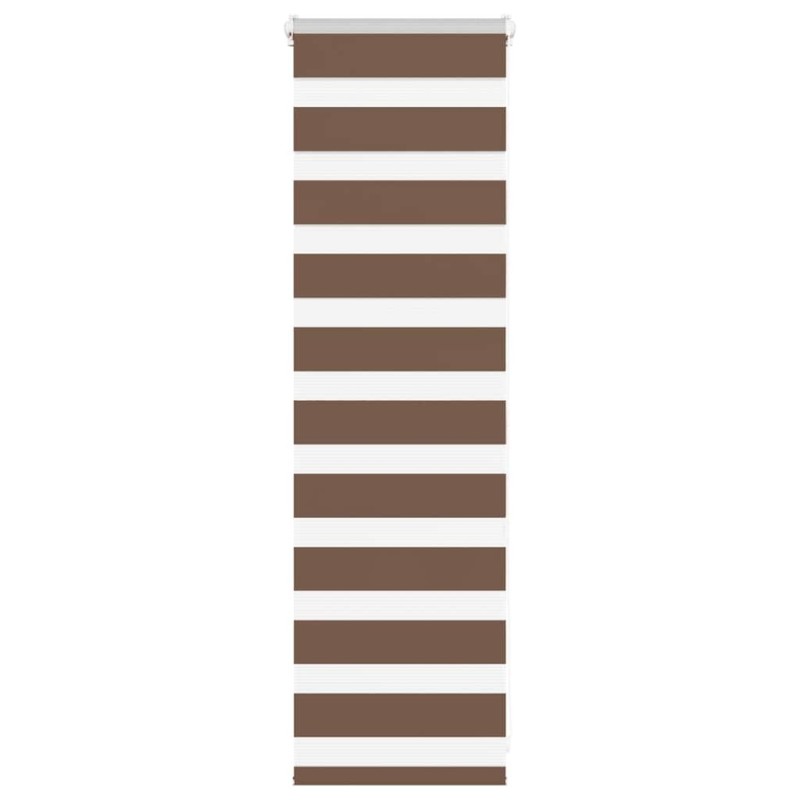 Store zèbre marron 50x100 cm largeur du tissu 45,9 cm polyester 