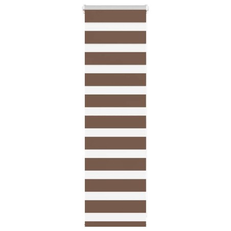 Store zèbre marron 50x100 cm largeur du tissu 45,9 cm polyester 