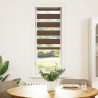Store zèbre marron 50x100 cm largeur du tissu 45,9 cm polyester 