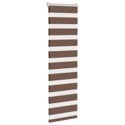 Store zèbre marron 50x100 cm largeur du tissu 45,9 cm polyester 