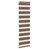 Store zèbre marron 50x100 cm largeur du tissu 45,9 cm polyester 