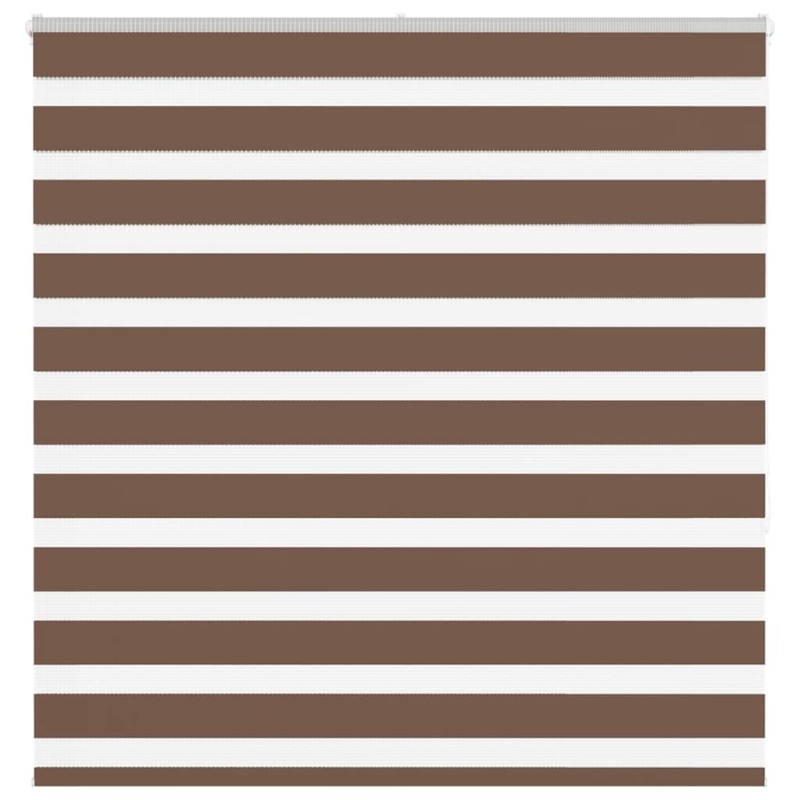Store zèbre marron 150x150cm largeur du tissu 145,9cm polyester 