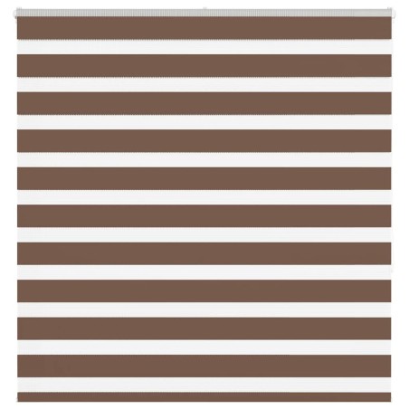 Store zèbre marron 150x150cm largeur du tissu 145,9cm polyester 