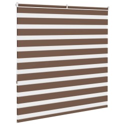 Store zèbre marron 150x150cm largeur du tissu 145,9cm polyester 