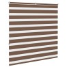 Store zèbre marron 150x150cm largeur du tissu 145,9cm polyester 