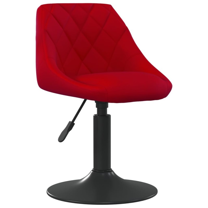 Chaise de salle à manger Rouge bordeaux Velours Chaise de salle à manger Rouge bordeaux Velours
