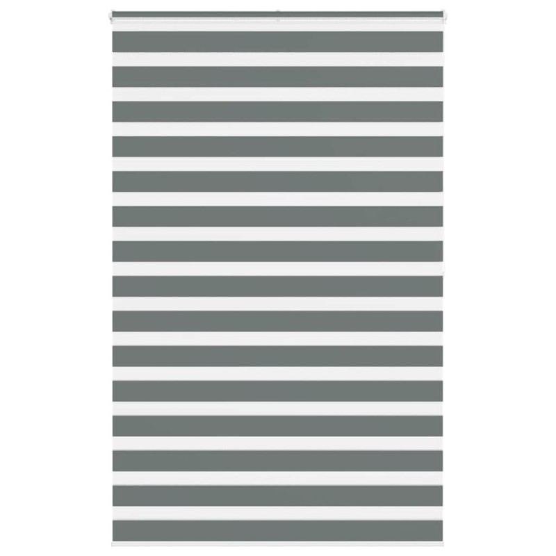 Store zèbre gris foncé largeur du tissu 145,9 cm polyester 