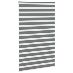 Store zèbre gris foncé largeur du tissu 145,9 cm polyester 