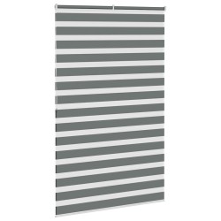 Store zèbre gris foncé largeur du tissu 145,9 cm polyester 