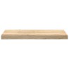 Appuis de fenêtre 2 pcs non traité 70x30x2 cm bois chêne massif 