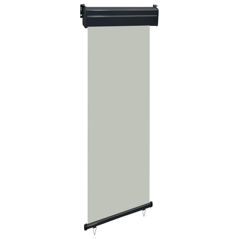 Auvent latéral de balcon 65x250 cm Gris 