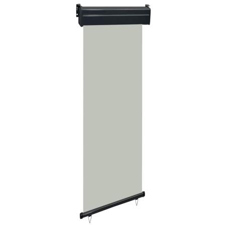 Auvent latéral de balcon 65x250 cm Gris 