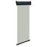 Auvent latéral de balcon 65x250 cm Gris 