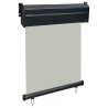 Auvent latéral de balcon 65x250 cm Gris 