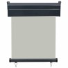 Auvent latéral de balcon 65x250 cm Gris 