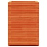 Jardinière cire marron 50x50x72,5 cm bois de pin massif 