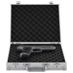 Mallette pour arme à feu Aluminium ABS Argenté 