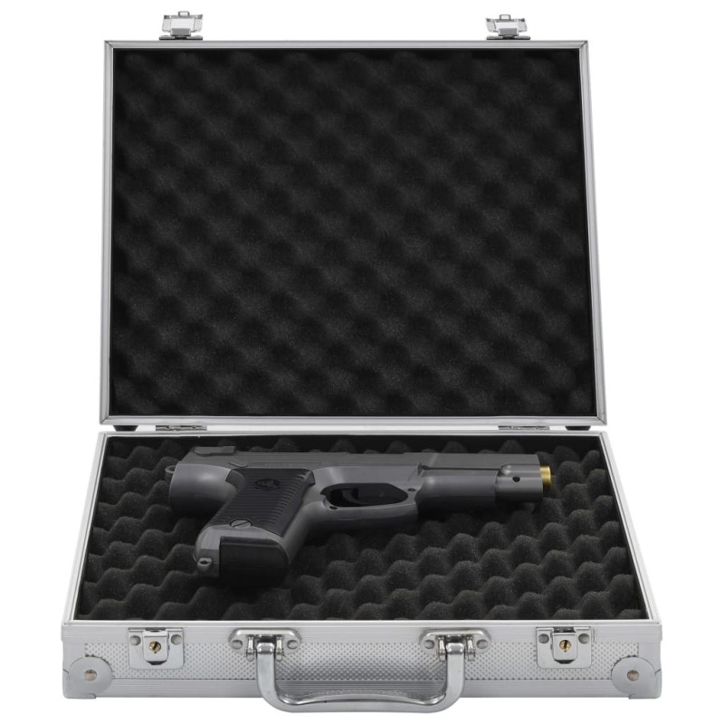Mallette pour arme à feu Aluminium ABS Argenté Mallette pour arme à feu Aluminium ABS Argenté