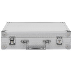 Mallette pour arme à feu Aluminium ABS Argenté 