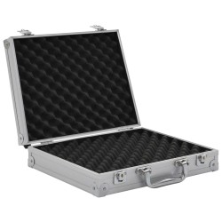 Mallette pour arme à feu Aluminium ABS Argenté 