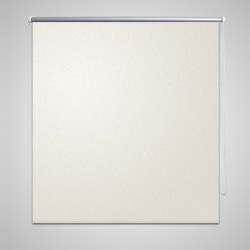 Store enrouleur occultant 80 x 230 cm crème 