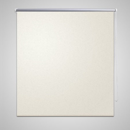 Store enrouleur occultant 80 x 230 cm crème 