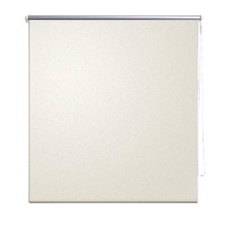 Store enrouleur occultant 80 x 230 cm crème 