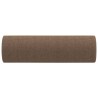 Coussins décoratifs lot de 2 Marron Ø15x50 cm Tissu 