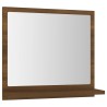 Miroir de bain Chêne marron 40x10,5x37 cm Bois d'ingénierie 