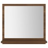 Miroir de bain Chêne marron 40x10,5x37 cm Bois d'ingénierie 