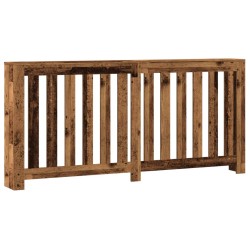 Cache-radiateur vieux bois 175x20x82 cm bois d'ingénierie 