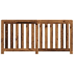 Cache-radiateur vieux bois 175x20x82 cm bois d'ingénierie 