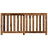 Cache-radiateur vieux bois 175x20x82 cm bois d'ingénierie 