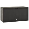 Boîte de rangement de jardin Anthracite 114x47x60 cm 