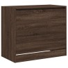 Armoire à chaussures chêne marron 80x42x69 cm bois ingénierie 