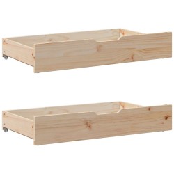 Cadre de lit sans matelas 150x200 cm bois de pin massif 
