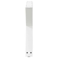 Pieds de table basse 2 pcs blanc 50x(42-43,3) cm acier 