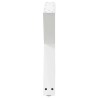 Pieds de table basse 2 pcs blanc 50x(42-43,3) cm acier 
