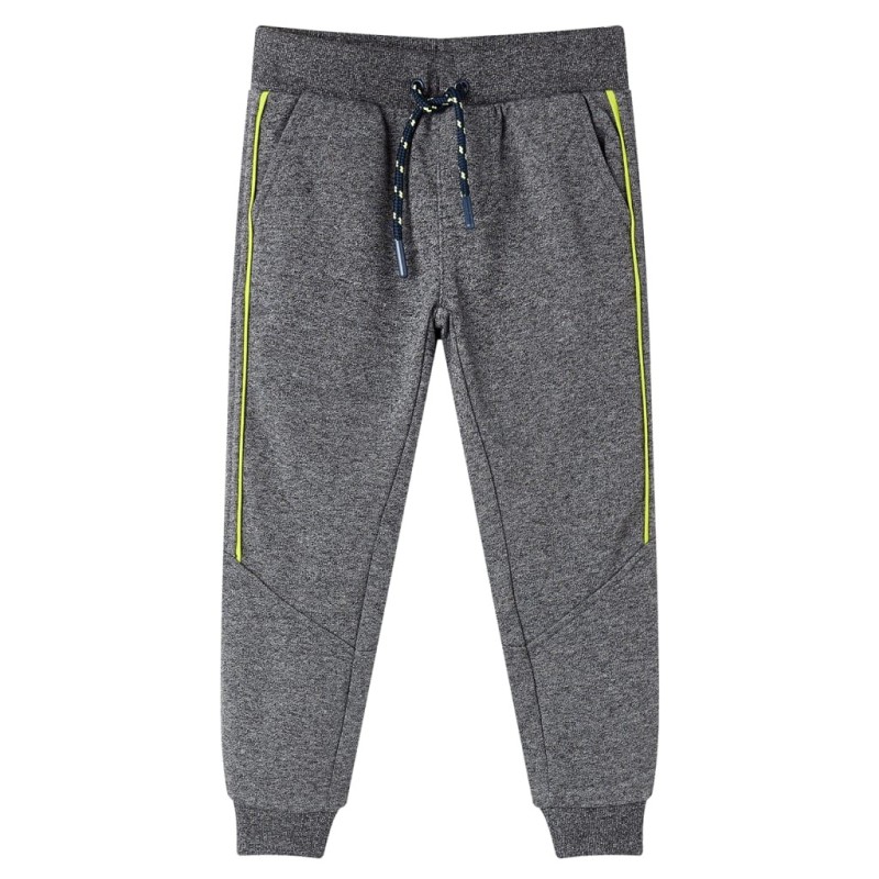 Pantalon de survêtement pour enfants gris mélangé 140 