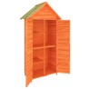 Abri à outils de jardin marron 89x52,5x175 cm bois massif pin 
