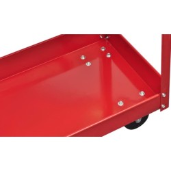 Chariots à outils pour atelier 2 pcs 100 kg 2 étagères 
