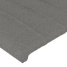 Tête de lit avec oreilles Gris foncé 83x23x78/88 cm Tissu 