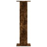 Supports pour plantes 2 pcs chêne fumé bois d'ingénierie 