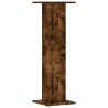 Supports pour plantes 2 pcs chêne fumé bois d'ingénierie 