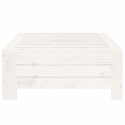 Couvercle de base de parasol blanc bois massif de pin 