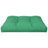 Coussin de palette vert 70x70x12 cm tissu 